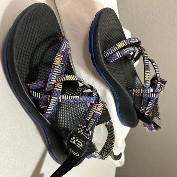 Chaco Kid's ZX/1 Ecotread Sandals - Mantel Cerulean Multi Color - Picture 1 of 5